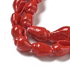 Spray Painted Natural Spiral Shell Beads Strands X1-BSHE-G039-08E-2