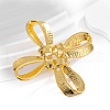 Flower Zinc Alloy Brooches PW-WG137DA-01-5