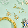 Round Brass Wires CWIR-WH0007-17E-G-5