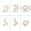 Olycraft Alloy Kitten Open Back Bezel Links PALLOY-OC0002-42-RS-2