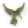 Eagle/Hawk Charm Zinc Alloy Pendants X-PALLOY-R065-115-FF-2