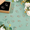 SUPERFINDINGS 40Pcs Brass Earring Hooks KK-FH0007-64G-4
