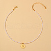 Round Plastic Pearl Beaded Necklaces FS-WG7BB5B-01-1