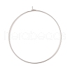 304 Stainless Steel Hoop Earring Findings STAS-Z089-01P-02-1