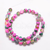 Natural Fire Crackle Agate Bead Strands X-G-K166-06F-8mm-12-2