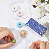 SUNNYCLUE 4 Rolls 4 Colors Special Coated Polyester Beading Threads for Seed Beads OCOR-SC0001-08C-3