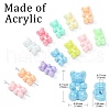 200Pcs Opaque Acrylic Beads SACR-CJ0001-32-2