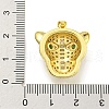 Brass Micro Pave Cubic Zirconia Pendants KK-K354-18G-01-3
