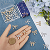 SUNNYCLUE 24Pcs 2 Colors Alloy Rhinestone Pendants ALRI-SC0001-46-3