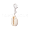 Natural Shell Pendant Decoration HJEW-JM03189-01-4