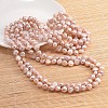 Natural Pearl Nuggets Beaded Necklace NJEW-P126-B-01A-01-3