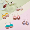 SUNNYCLUE 6 Pairs DIY Dangle Earring Making Kits DIY-SC0007-05-5