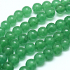 Natural Malaysia Jade Bead Strands G-F342-04-8mm-5
