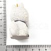 Cute Opaque Resin Pendants CRES-D310-02B-3
