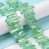 Natural Quartz Crystal Points Beads Strands G-K181-B32-4