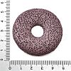 Natural Lava Rock Disc Big Pendants G-M203-M-01-4