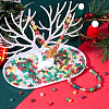 SOFPLATE Christmas Themed Transparent Acrylic Beads MACR-SP0001-30A-4