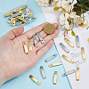 DICOSMETIC 40Pcs 2 Colors 304 Stainless Steel Connector Charms STAS-DC0016-37-3