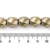 Electroplated Non-Magnetic Synthetic Hematite Beads Strands G-P518-05G-4