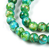 Baking Painted Glass Beads Strands DGLA-N003-6mm-B04-4