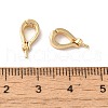 Brass Micro Pave Clear Cubic Zirconia Pendant Bails KK-H483-13G-3
