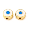 Rack Plating Brass Beads KK-H486-02G-3