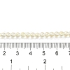 Transparent Electroplate Glass Beads Strands GLAA-T032-T4mm-C02-4