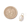 Natural Cultured Freshwater Pearl Rice Pendants PALLOY-JF03919-02-2