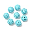 Synthetic Coral Dyed Carved Beads CORA-H004-02A-1