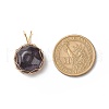 Transparent Resin Pendants PALLOY-JF01850-3