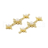 Rack Plating Brass Micro Pave Cubic Zirconia Big Pendants ZIRC-I061-16G-3
