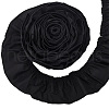 Cotton Pleated Lace Trim Ribbon OCOR-WH0097-25C-1