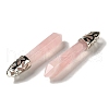 Natural Rose Quartz Pointed Big Pendants G-Z055-01P-14-2