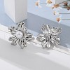 304 Stainless Steel Stud Earrings EJEW-Z084-05P-03-3
