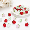  36Pcs 3 Colors Handmade Lampwork Beads LAMP-NB0002-04-4