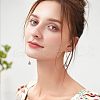 SUPERFINDINGS 30Pcs 5 Colors 316 Stainless Steel Earring Hooks STAS-FH0001-62-5