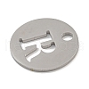 Non-Tarnish 304 Stainless Steel Pendants STAS-F233-M-P01-A-R-2