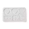 Heart Shape Quicksand DIY Silicone Mold DIY-K073-10A-2