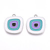 Alloy Enamel Pendants ENAM-T020-102-1