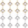 Unicraftale 16Pcs 2 Colors 304 Stainless Steel Pendant STAS-UN0035-41-1
