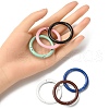 10Pcs Spray Painted Alloy Spring Gate Rings FIND-YW0001-62-5