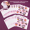 Halloween Theme Round Self-Adhesive Paper Decorative Stickers DIY-WH0308-557-3