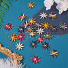 24Pcs 6 Colors Acrylic Rhinestone Pendants FIND-TA0002-79-4