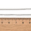 201 Stainless Steel Twisted Chain Necklaces NJEW-R023-09P-5