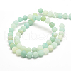 Natural Amazonite Bead Strands X-G-G684-03-8mm-2