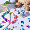 SUNNYCLUE 2 Strands Synthetic Turquoise Beads Strands G-SC0002-50-4