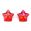 Electroplate Rainbow Iridescent Acrylic Beads TACR-T025-001C-3
