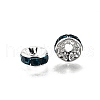 Brass Grade A Rhinestone Spacer Beads RB-A014-Z8mm-06S-3