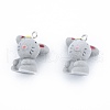 Opaque Resin Pendants RESI-T053-01-3