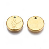 316 Surgical Stainless Steel Charms STAS-S116-418D-G-3